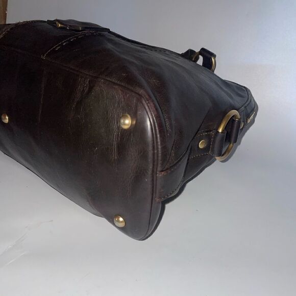 Authentic Yves Saint Laurent Brown Muse Leather Satchel - Picture 7 of 16